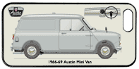 Austin Mini Van (ribbed roof) 1966 Phone Cover Horizontal